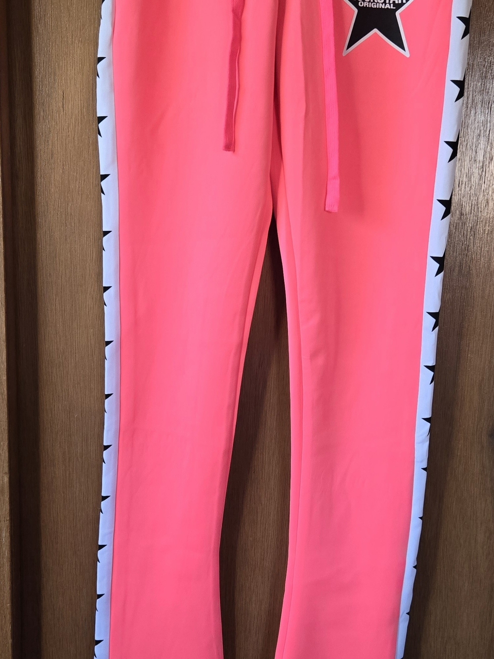 NWOT ROCKSTAR ORIGINAL KEVONA SUPER STACKED TRACK PANTS SZ SM